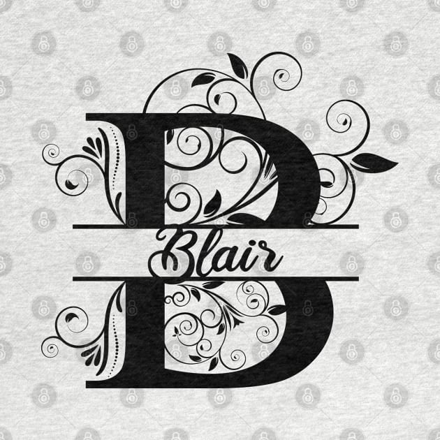 Personalized Name Monogram B - Blair by MysticMagpie